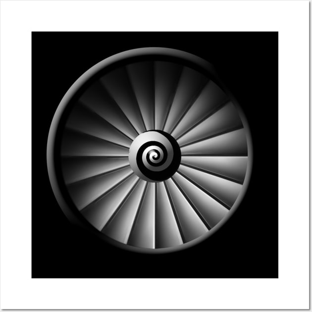 Jet Engine Wall Art by mpflies2